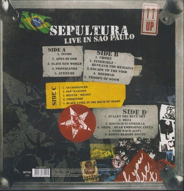 Платівка Sepultura – Live In Sao Paulo(2xLP,Limited Edition, Smokey Coloured Vinyl|Сепультура-Живу в Сан-Паулу