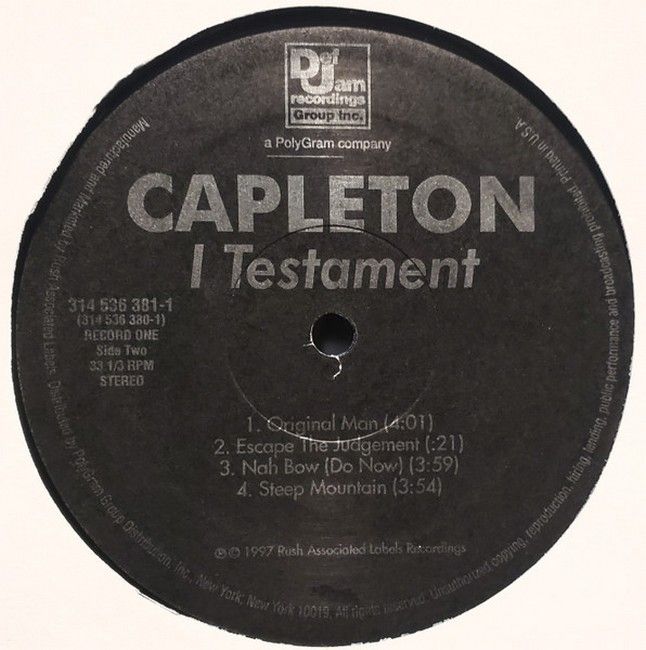 Платівка Capleton – I Testament|Кеплтон - Я-Заповіт(2xLP)