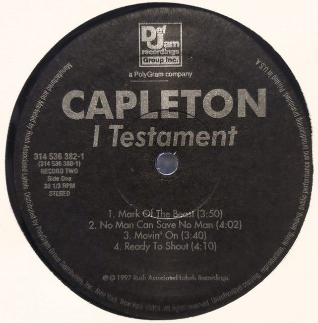 Платівка Capleton – I Testament|Кеплтон - Я-Заповіт(2xLP)
