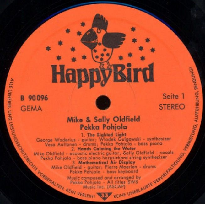 Платівка Mike & Sally Oldfield, Pekka Pohjola – Mike & Sally Oldfield, Pekka Pohjola|Майк і Саллі Олдфілд, Пекка Похйола