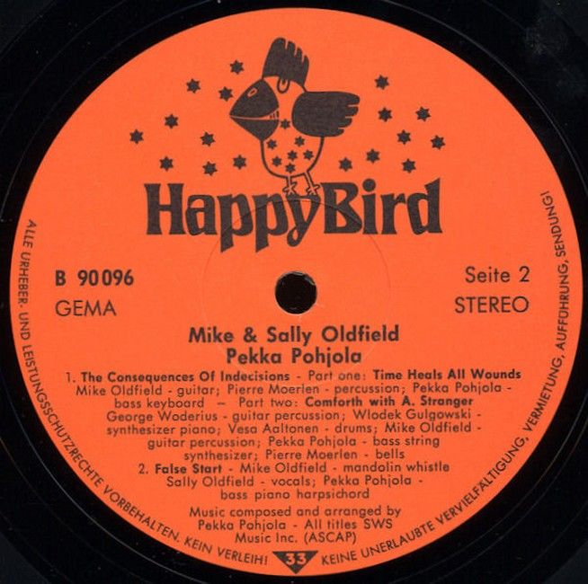Платівка Mike & Sally Oldfield, Pekka Pohjola – Mike & Sally Oldfield, Pekka Pohjola|Майк і Саллі Олдфілд, Пекка Похйола