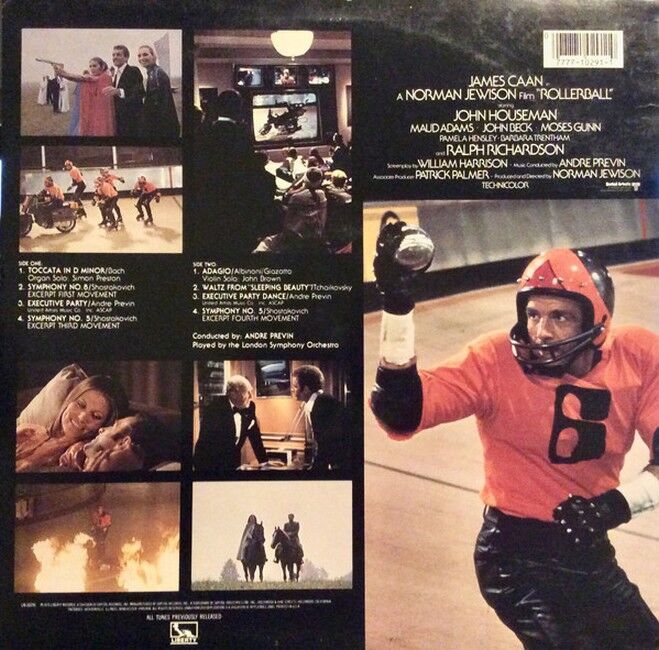Платівка Andre Previn – Rollerball (Original Soundtrack Recording)|Андре Превін – Rollerball (оригінальний саундтрек до запису)