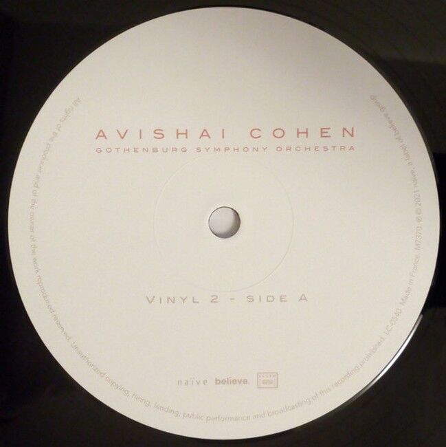Платівка Avishai Cohen, Gothenburg Symphony Orchestra Conducted By Alexander Hanson – Two Roses|Авішай Коен, Гетеборзький симфонічний оркестр, диригент Олександр Хенсон-Дві троянди(2xLP)