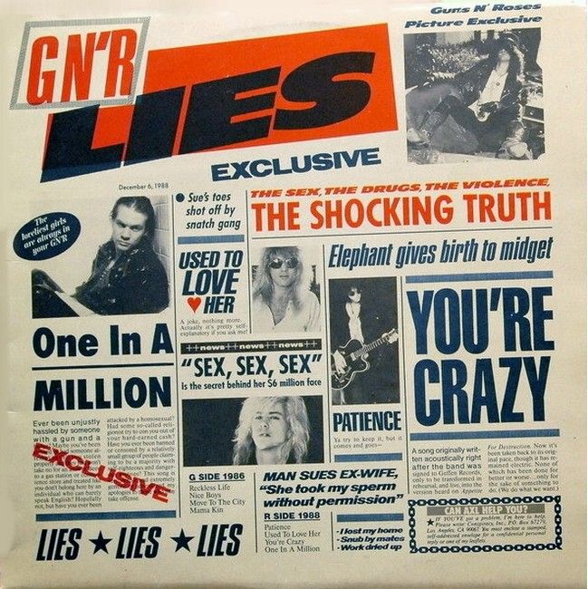 Платівка Guns N' Roses – G N' R Lies|Guns N' Roses-G N' R Брехня