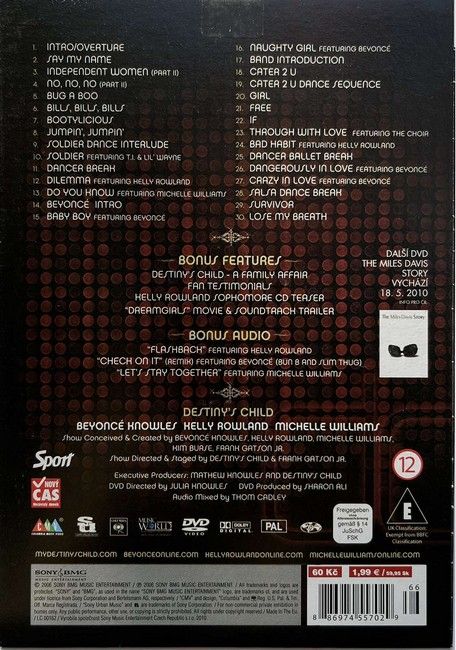 Музичний (DVD, DVD-Video) диск Destiny's Child – Live In Atlanta|Дитя Долі-Живу в Атланті