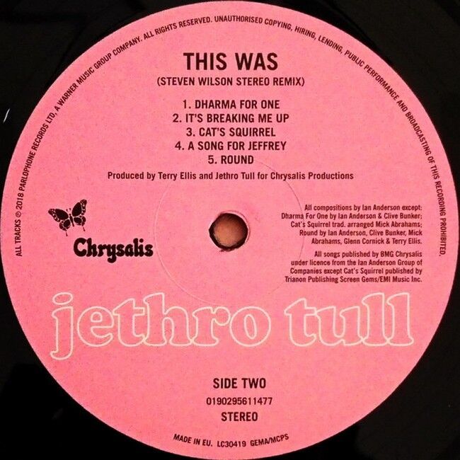 Jethro Tull – This Was (180 Gram, Reissue) (Vinyl)