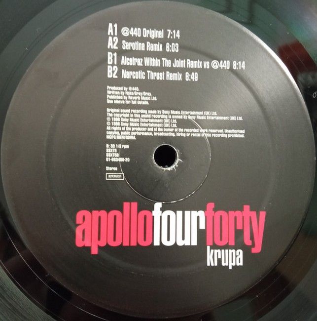 Платівка Apollo Four Forty – Krupa|Аполлон 440-Крупа