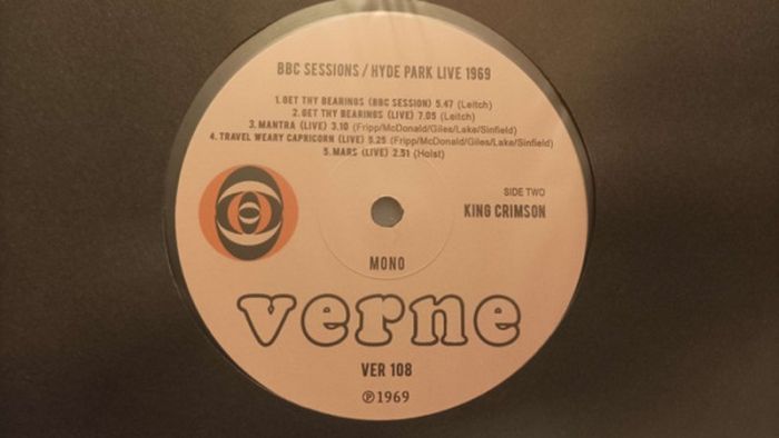 Платівка King Crimson – BBC Sessions / Hyde Park Live 1969|Багряний король-Сеанси BBC/Гайд Парк Live 1969