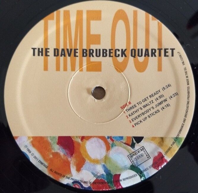 Платівка The Dave Brubeck Quartet – Time Out|Квартет Дейва Брубека-Тайм-аут