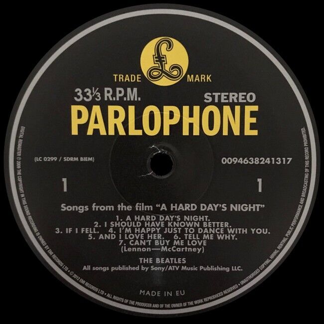 The Beatles – A Hard Day's Night (LP, Album, 180g, Vinyl)