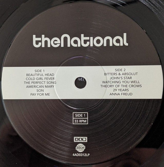 Платівка The National – The National|Національний-Національний