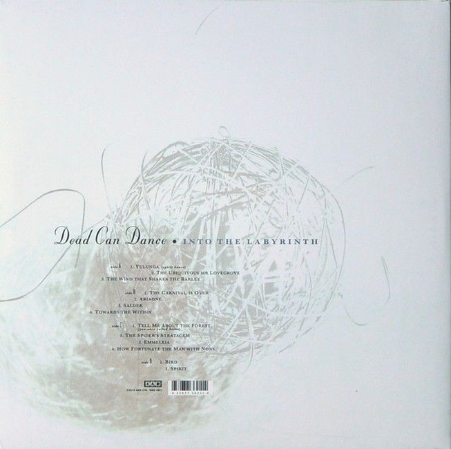 Dead Can Dance – Into The Labyrinth (2LP, Album, Reissue, Remastered, Vinyl)