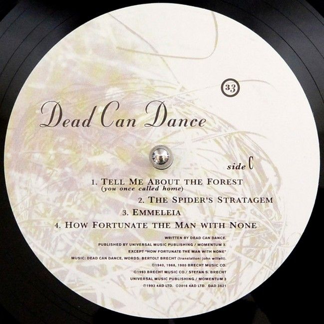 Dead Can Dance – Into The Labyrinth (2LP, Album, Reissue, Remastered, Vinyl)