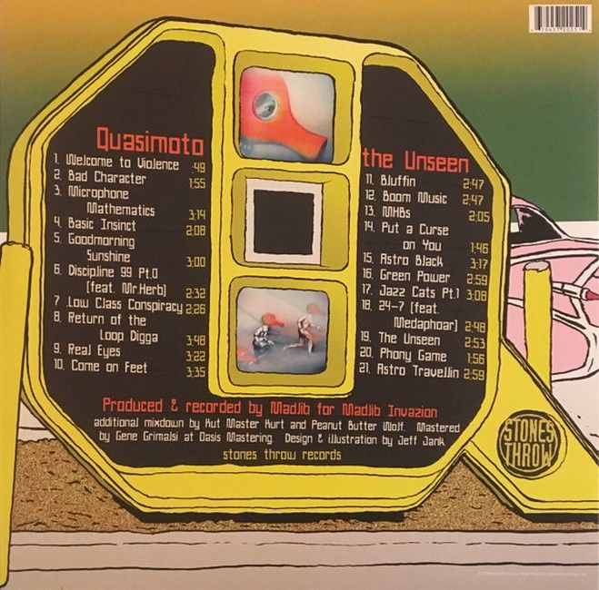 Quasimoto – The Unseen (2LP, Album, Reissue, Vinyl)