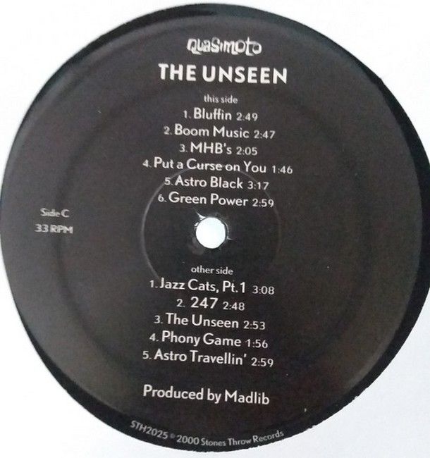 Quasimoto – The Unseen (2LP, Album, Reissue, Vinyl)