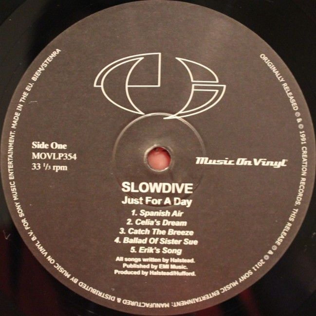 Slowdive – Just For A Day (LP, Album, Reissue, Vinyl)