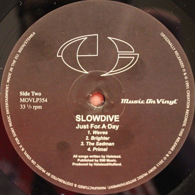 Slowdive – Just For A Day (LP, Album, Reissue, Vinyl)