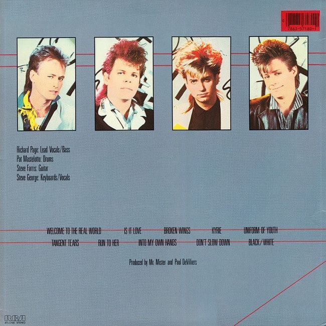 Mr. Mister – Welcome To The Real World (Vinyl)