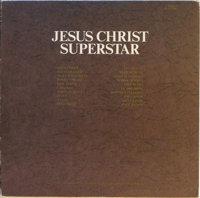 Andrew Lloyd Webber And Tim Rice – Jesus Christ Superstar (2LP)