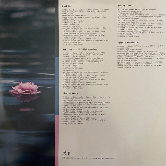 Summer Walker – Clear: The Series (LP, Compilation, Clear Vinyl)