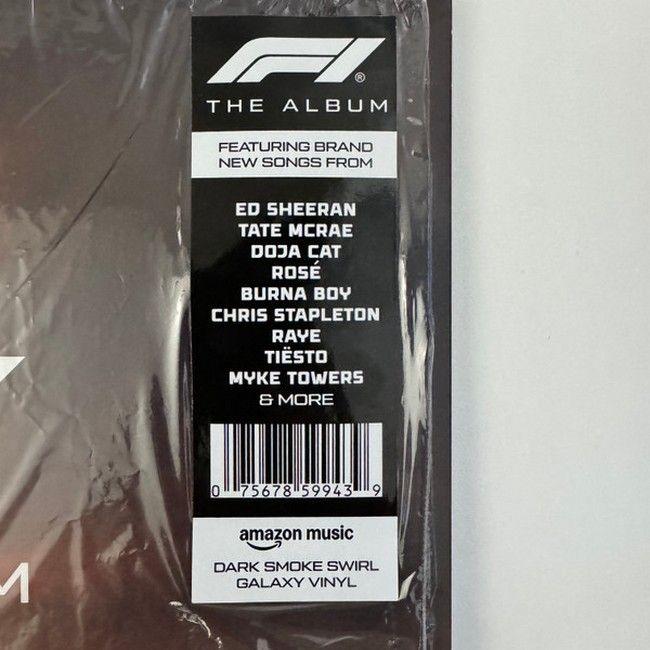 Various – F1 The Album (Music From F1 The Movie) (LP, Album, Stereo, Dark Smoke Swirl Galaxy, Vinyl)