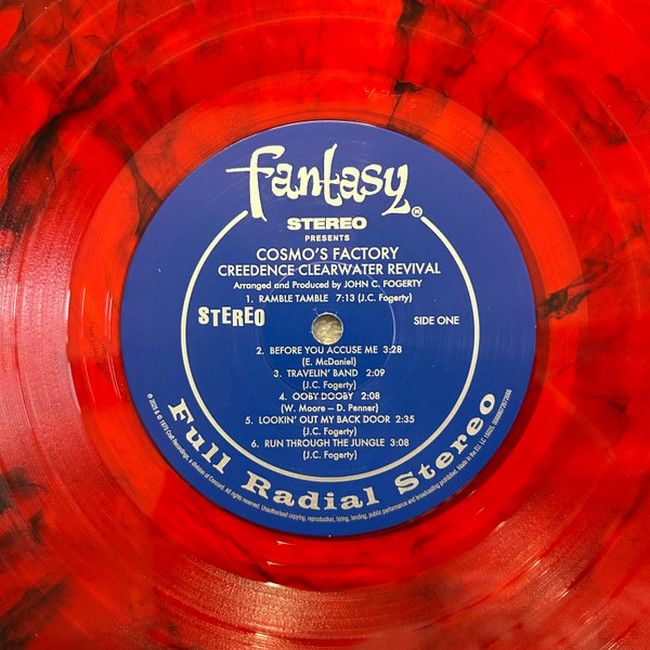 Creedence Clearwater Revival – Cosmo’s Factory (LP, Album, Reissue, Stereo, Red [Smoke])