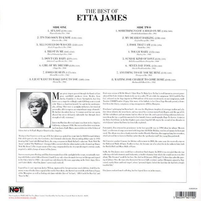 Etta James – The Best Of (LP, Compilation, Reissue Vinyl)