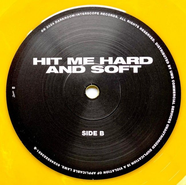 Billie Eilish – Hit Me Hard And Soft (LP, Album, Limited Edition, Stereo, Yellow [Eco-Mix])
