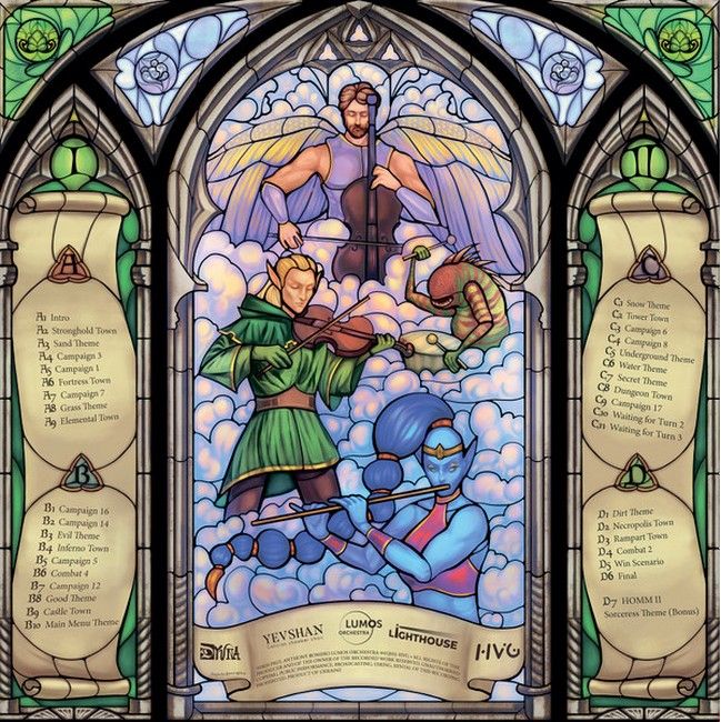 Paul Romero – Heroes of Might and Magic ІІІ: Live in Ukraine (2LP, Album, Limited Edition, Soundtrack, Blue&Orange Vinyl)