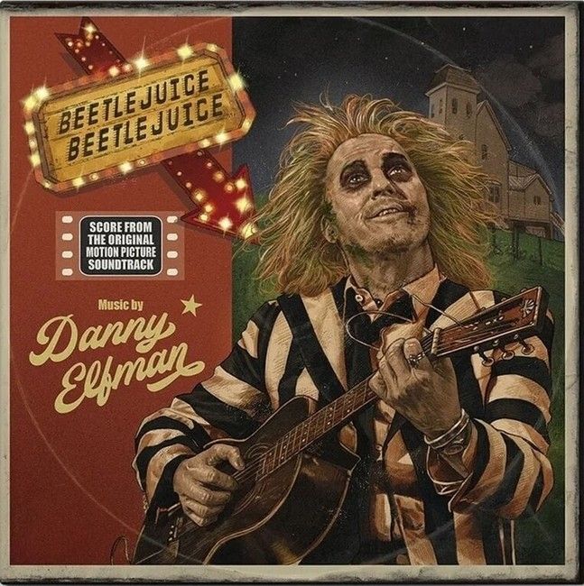 Danny Elfman – Beetlejuice Beetlejuice (LP, Album, Limited Edition, Purple & Pink Hand Poured Colored)