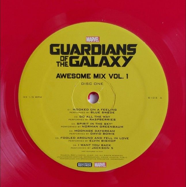 Various, Tyler Bates – Guardians Of The Galaxy (2LP, Compilation,Album, Red, Yellow Vinyl)