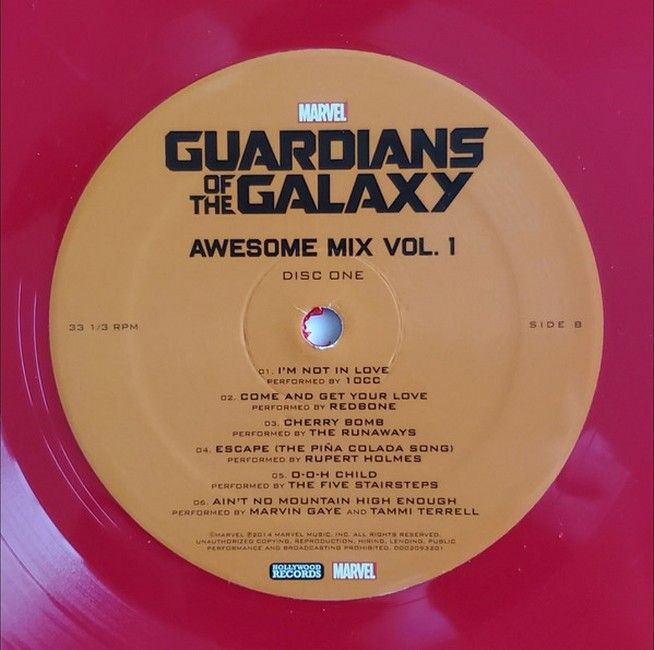 Various, Tyler Bates – Guardians Of The Galaxy (2LP, Compilation,Album, Red, Yellow Vinyl)