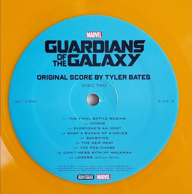 Various, Tyler Bates – Guardians Of The Galaxy (2LP, Compilation,Album, Red, Yellow Vinyl)