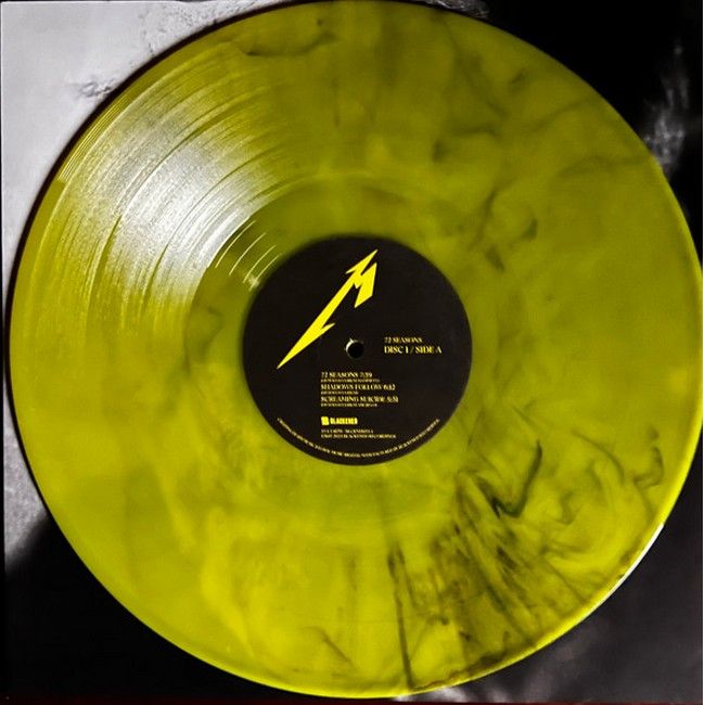Платівка Metallica – 72 Seasons(2xLP,Yellow & Black Swirl)|Металіка-72 Пори року