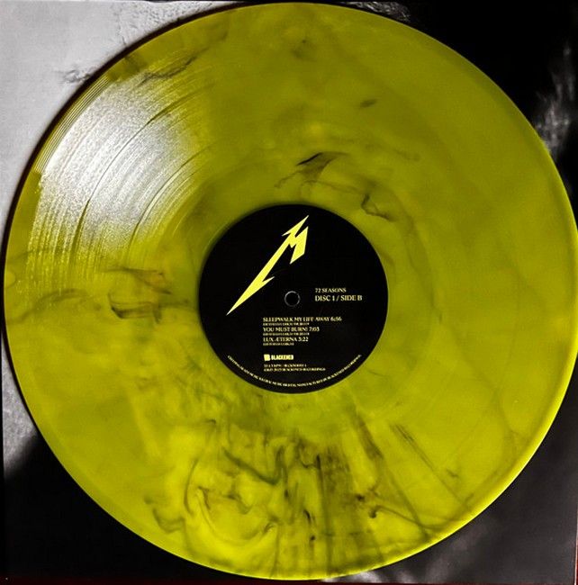 Платівка Metallica – 72 Seasons(2xLP,Yellow & Black Swirl)|Металіка-72 Пори року