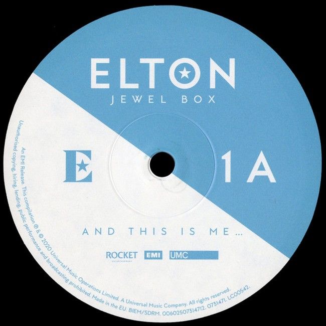 Elton – Jewel Box (And This Is Me...) (2LP, Compilation, 180 Gram, Gatefold, Vinyl)