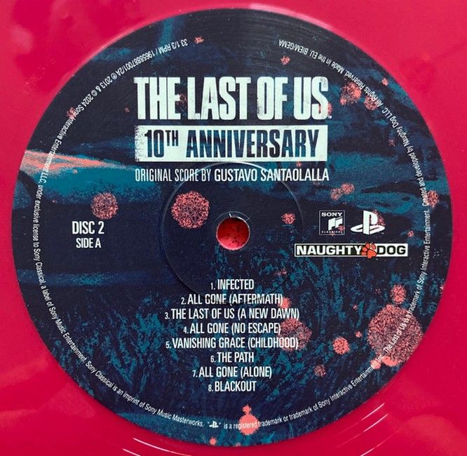 Gustavo Santaolalla – The Last Of Us (10th Anniversary) (4LP, Box-Set, Album, Limited Edition, Reissue, Repress Red, Blue Vinyl)