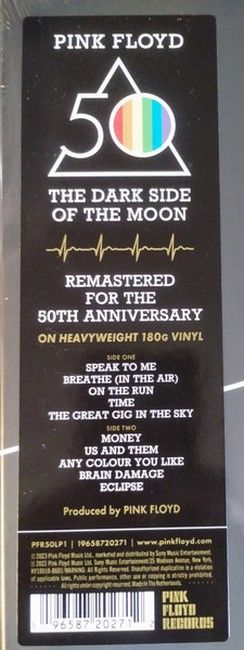 Pink Floyd – The Dark Side Of The Moon (LP, Album, Reissue, Remastered, Stereo, 50th Anniversary, Gatefold, Vinyl)