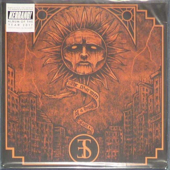 Employed To Serve – The Warmth Of A Dying Sun (LP, Album, Clear With Orange And Black Splatter Vinyl)