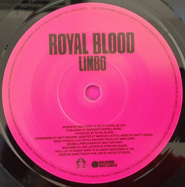 Royal Blood – Limbo (45 RPM, Single Sided, Single, Etched, Vinyl)