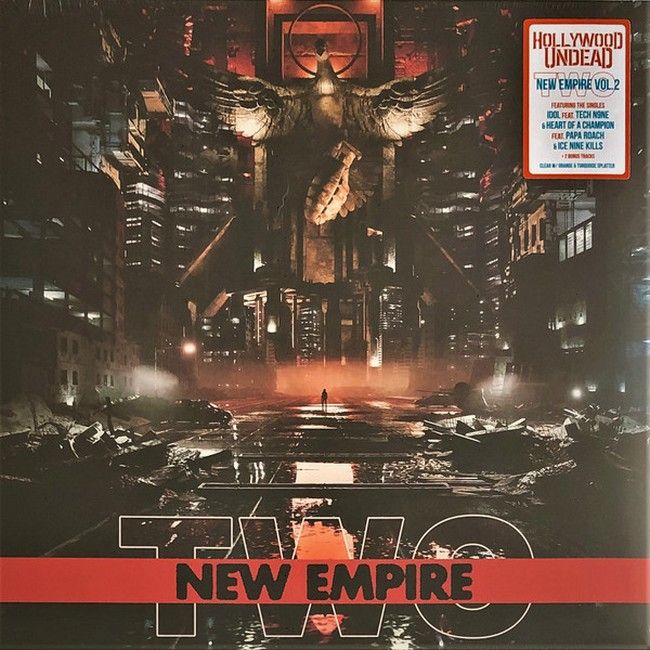 Hollywood Undead – New Empire, Vol. 2 (LP, Stereo, Clear w/ Orange & Turquoise Splatter Vinyl)
