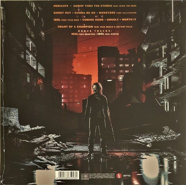 Hollywood Undead – New Empire, Vol. 2 (LP, Stereo, Clear w/ Orange & Turquoise Splatter Vinyl)
