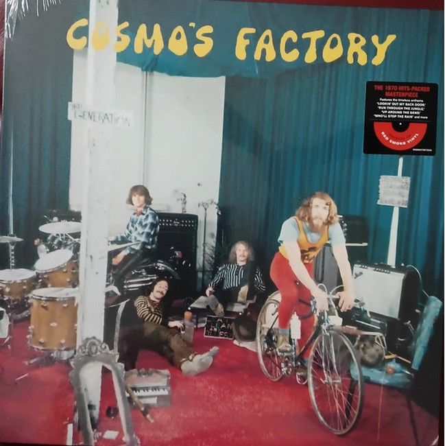 Creedence Clearwater Revival – Cosmo’s Factory (LP, Album, Reissue, Stereo, Red [Smoke])