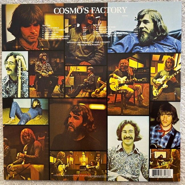 Creedence Clearwater Revival – Cosmo’s Factory (LP, Album, Reissue, Stereo, Red [Smoke])