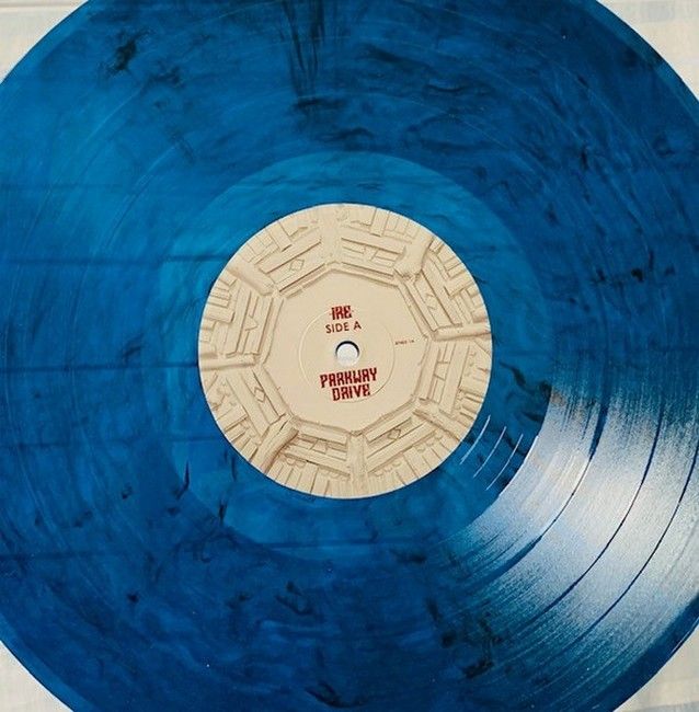 Parkway Drive – IRE (2LP, Album, Stereo, Blue translucent with black smoke. Side D is etched, Vinyl)