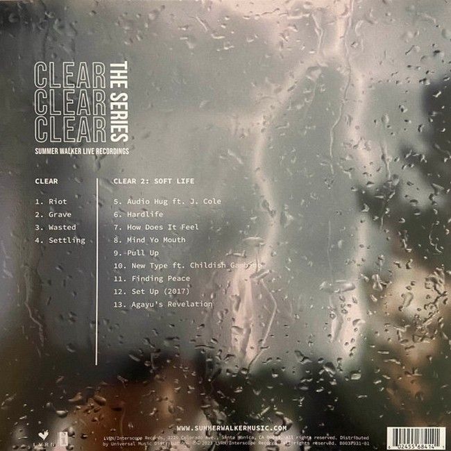 Summer Walker – Clear: The Series (LP, Compilation, Clear Vinyl)