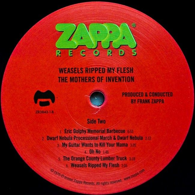 The Mothers Of Invention – Weasels Ripped My Flesh (LP, Album, Reissue)