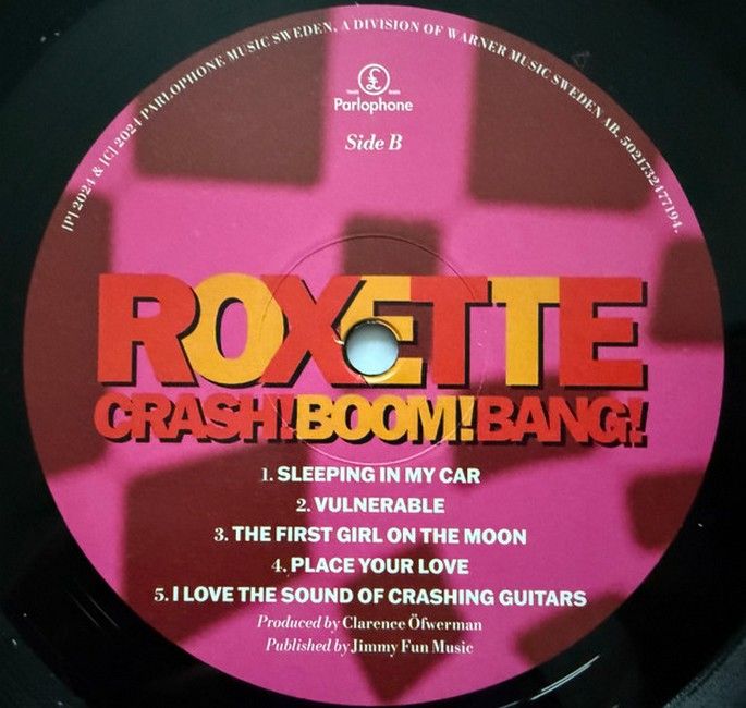 Roxette – Crash! Boom! Bang! (2LP,Album, Reissue, Stereo, 30th Anniversary Edition, Black and White Vinyl)