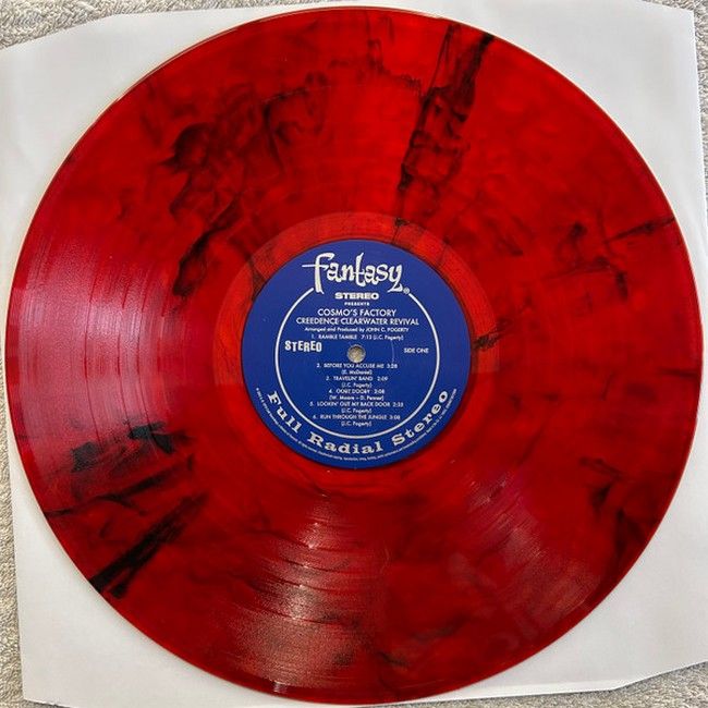 Creedence Clearwater Revival – Cosmo’s Factory (LP, Album, Reissue, Stereo, Red [Smoke])