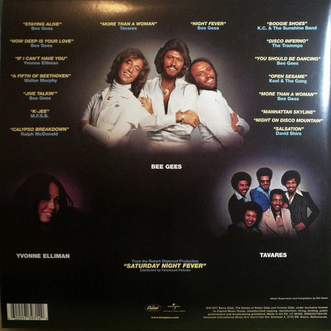 Various – Saturday Night Fever (2LP, Album, Compilation, Reissue, 180 Gram, Gatefold, Vinyl)